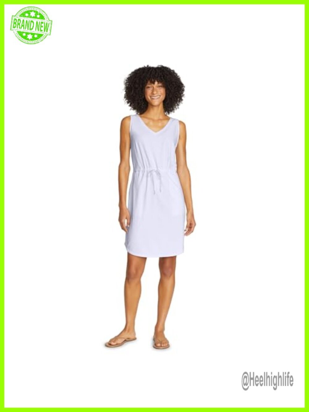 Petite Departure Tank Dress A-Line Sleeveless Moisture Wicking Sun Protection